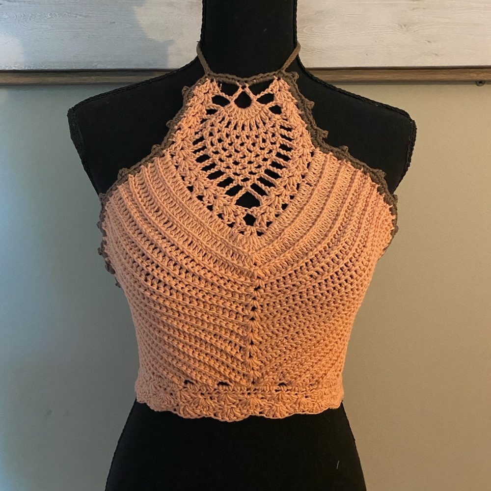 Handmade crochet Top - Picture 2 of 3